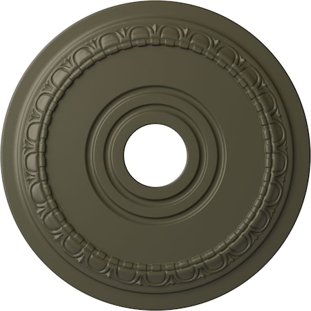 Ekena Millwork Munich Ceiling Medallion (Fits Canopies up to 5 5/8"), 17 1/2"OD x 3 5/8"ID x 1"P, Witch Hazel CM17MUWHF